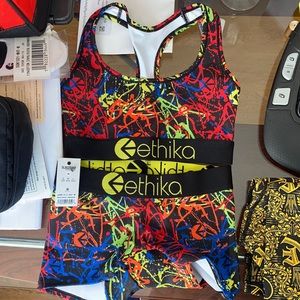 Ethika Sports Bra and Boy Shorts